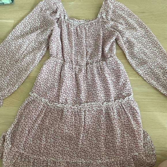 Hayden Girls size girls M mini dress with cute pink flower pattern - Picture 5 of 6
